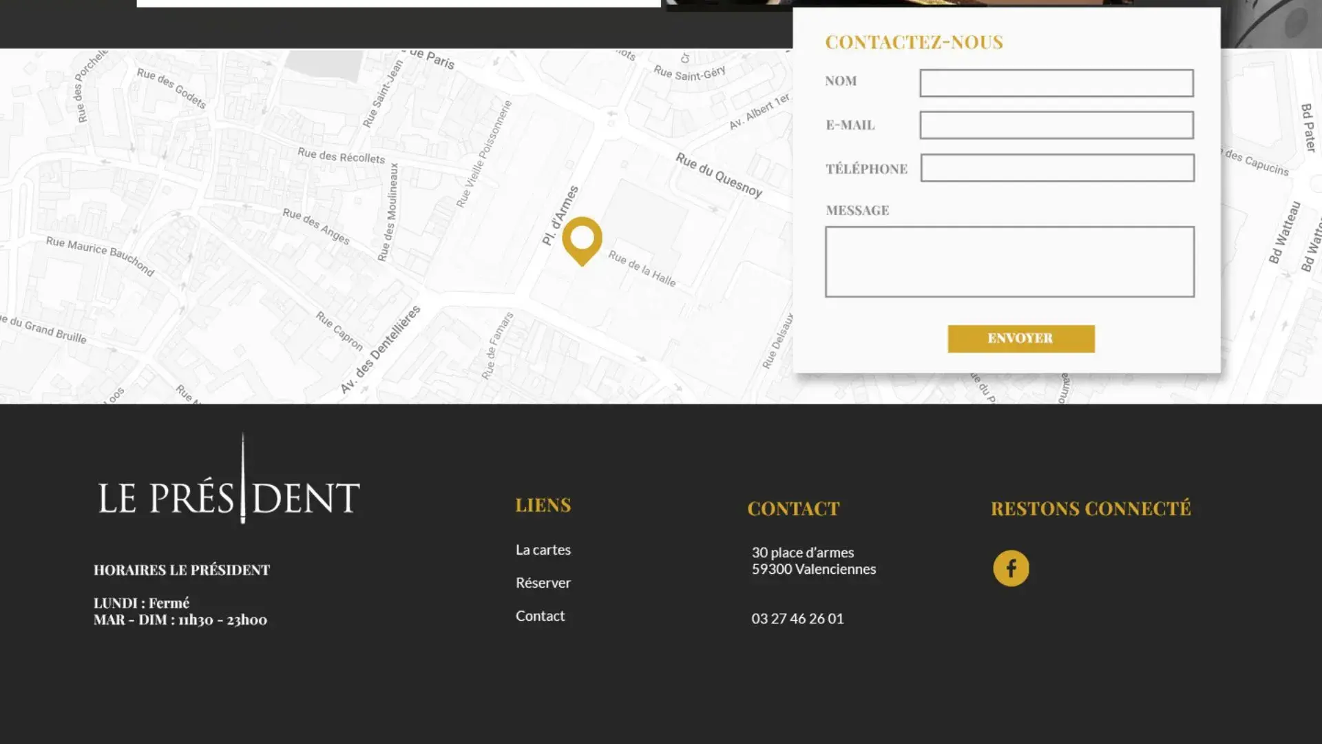 creation site internet restaurant brasserie valenciennes 6