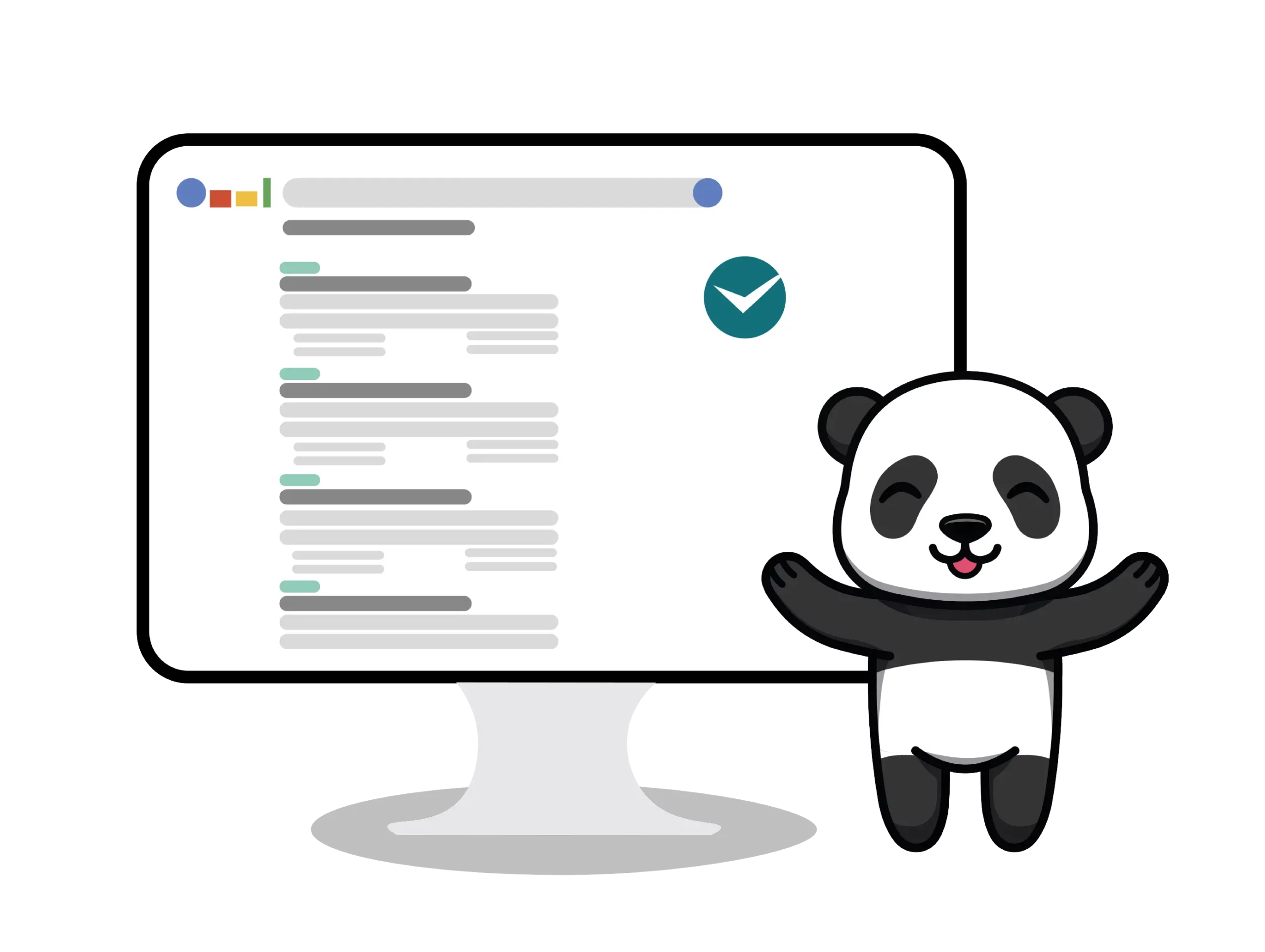 Panda in action for online advertising