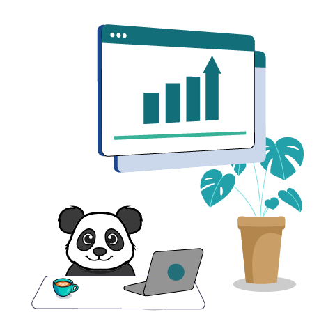BtoB - Meilleurs taux de conversion Panda pensant aux réseaux sociaux et comment développer la notoriété