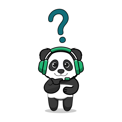 Panda E-commerçant Panda pensant aux réseaux sociaux et comment développer la notoriété