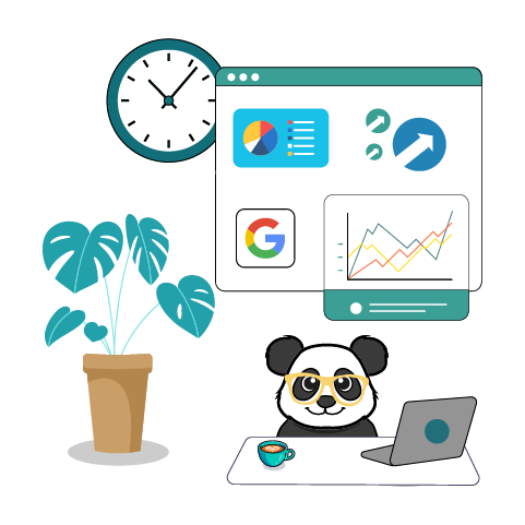 Panda tourisme SEO localisé stratégie social média