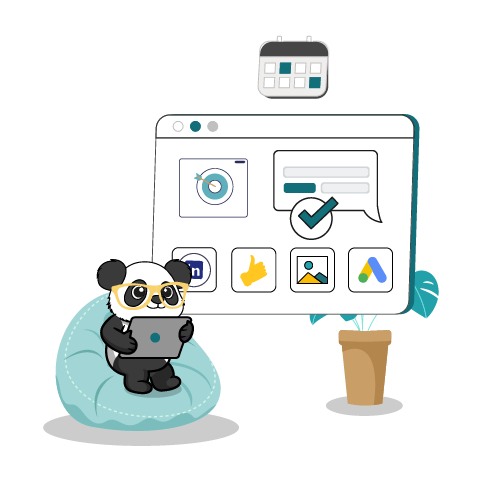 Panda tourisme Social Ads stratégie social média