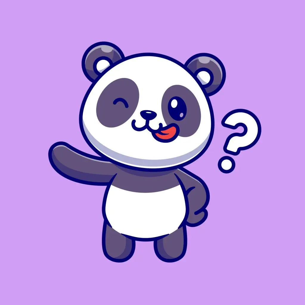 Panda faisant un clin d'oeil face à un point d'interrogation sur le fonctionnement budgétaire Google Ads