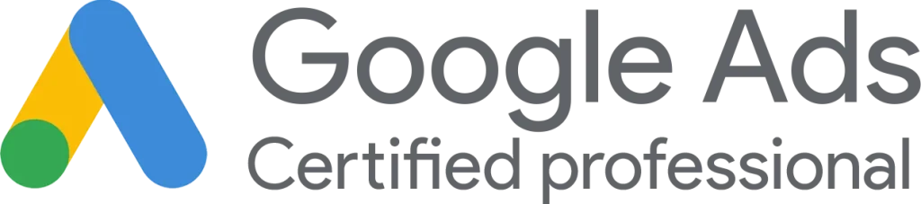 Badge Google Ads Certified professional, certification SEA de Panda Communication