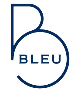 Logo Bleu, grand B bleu marine, client de Panda Communication