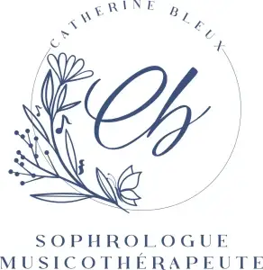 Logo Catherine Bleux, sophrologue et musicothérapeute, cliente de Panda Communication