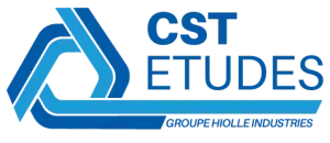 Logo CST Etudes, Groupe Hiolle Industries, client de Panda Communication