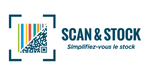 Logo Scan & Stock, Simplifiez-vous le stock, client de Panda Communication