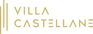 Logo doré Villa Castellane, client de Panda Communication